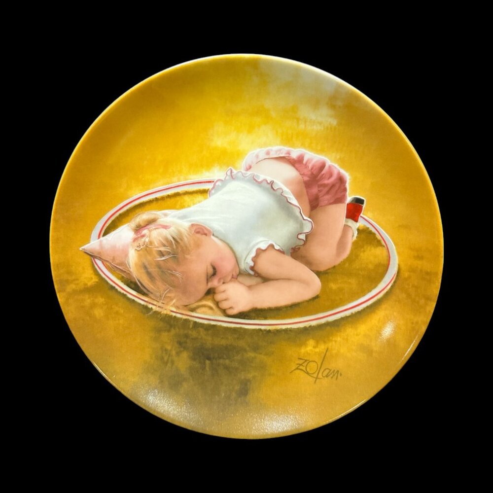 Vintage Collector Plate "Day Dreamer" by Donald Zolan